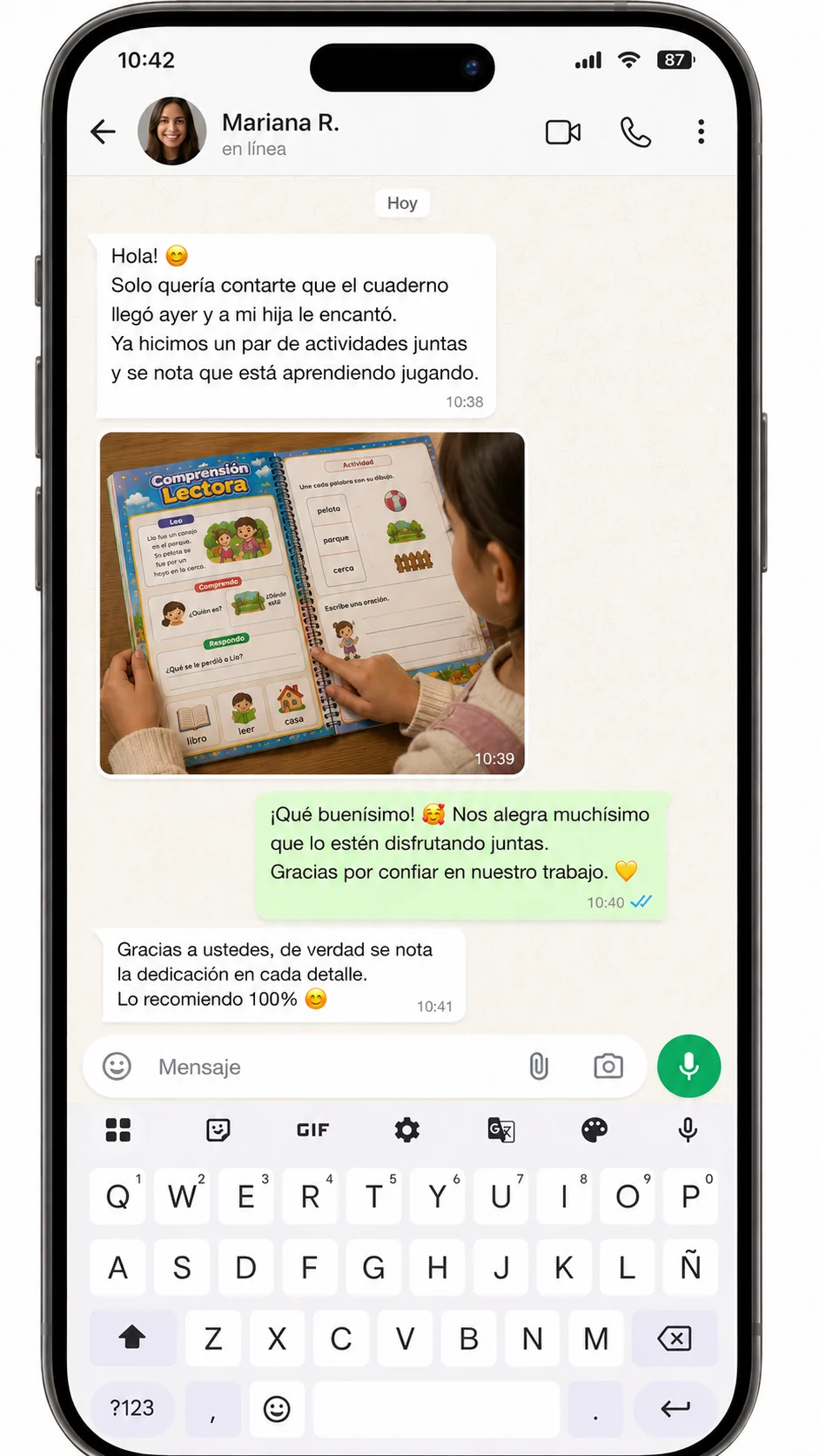 Testimonio de Mariana