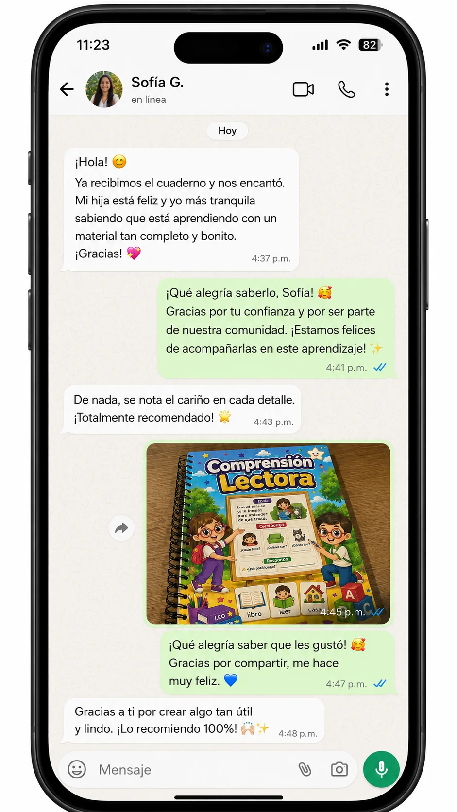 Testimonio de Sofía